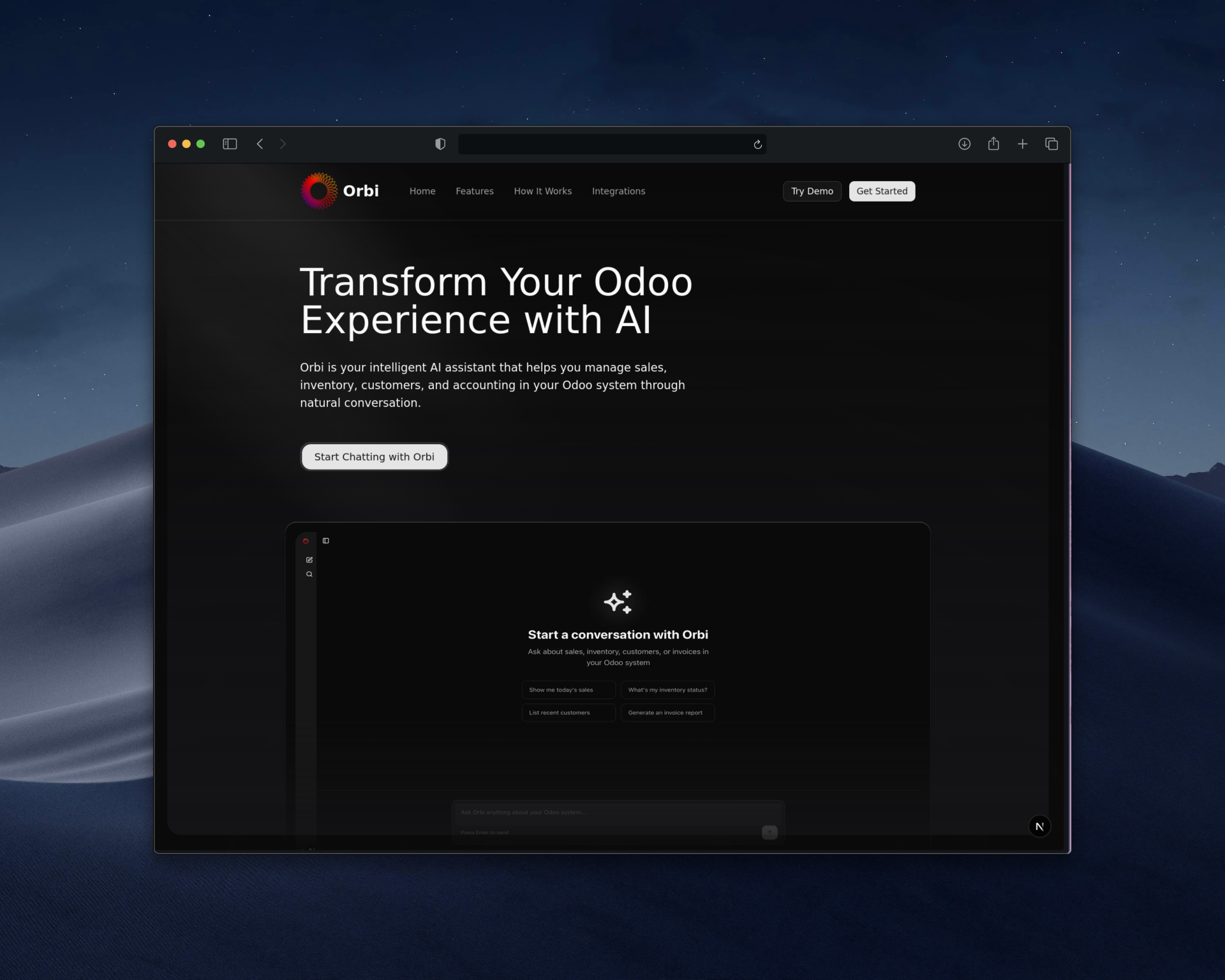 Orbi | AI Assistant for Odoo ERP